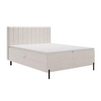 BOXBETT Primavera 160x200 Creme - Creme, Holz/Textil (160/200cm) - Graingold