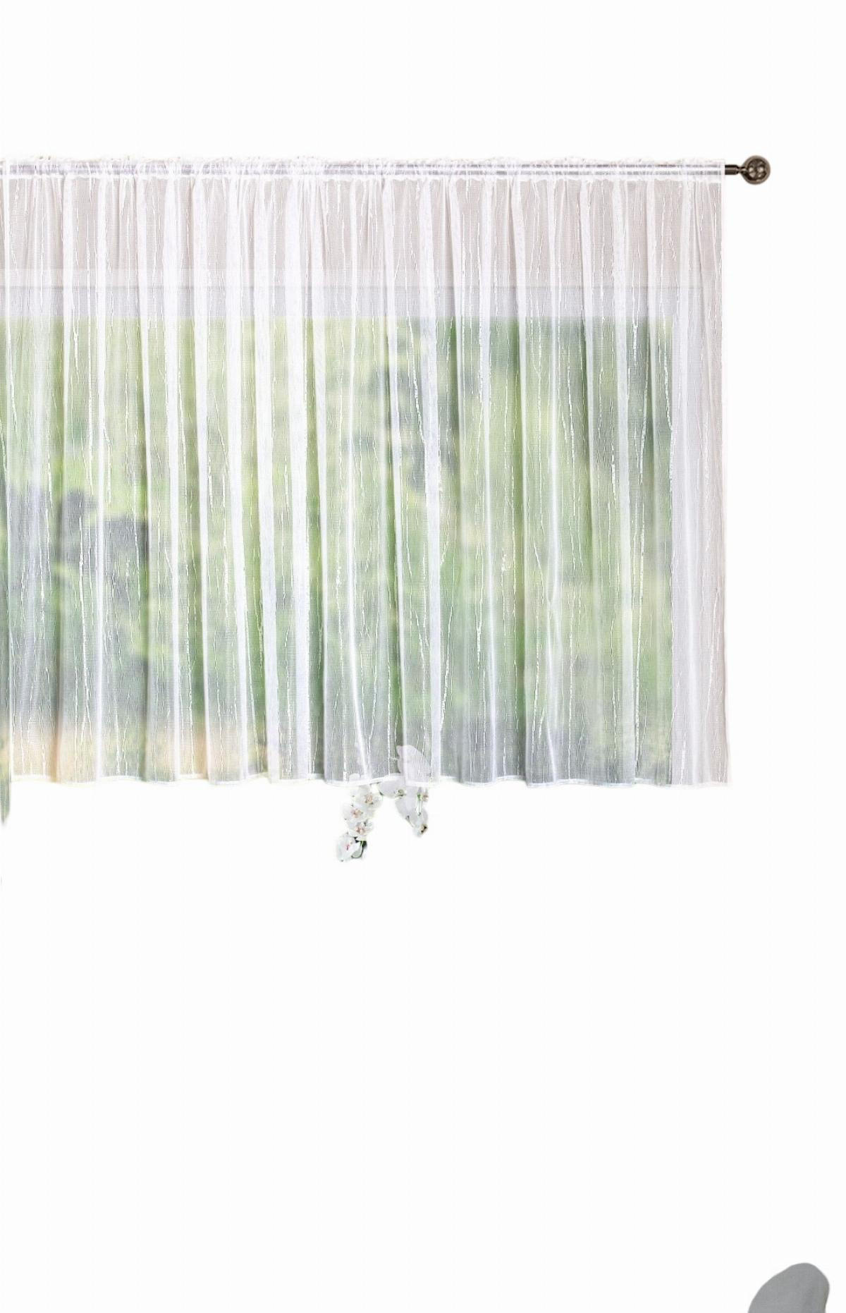 VORHANG »Isabella« HxB 120x300 cm Weiß - Weiß, Textil (300/120cm) - Gardinenbox