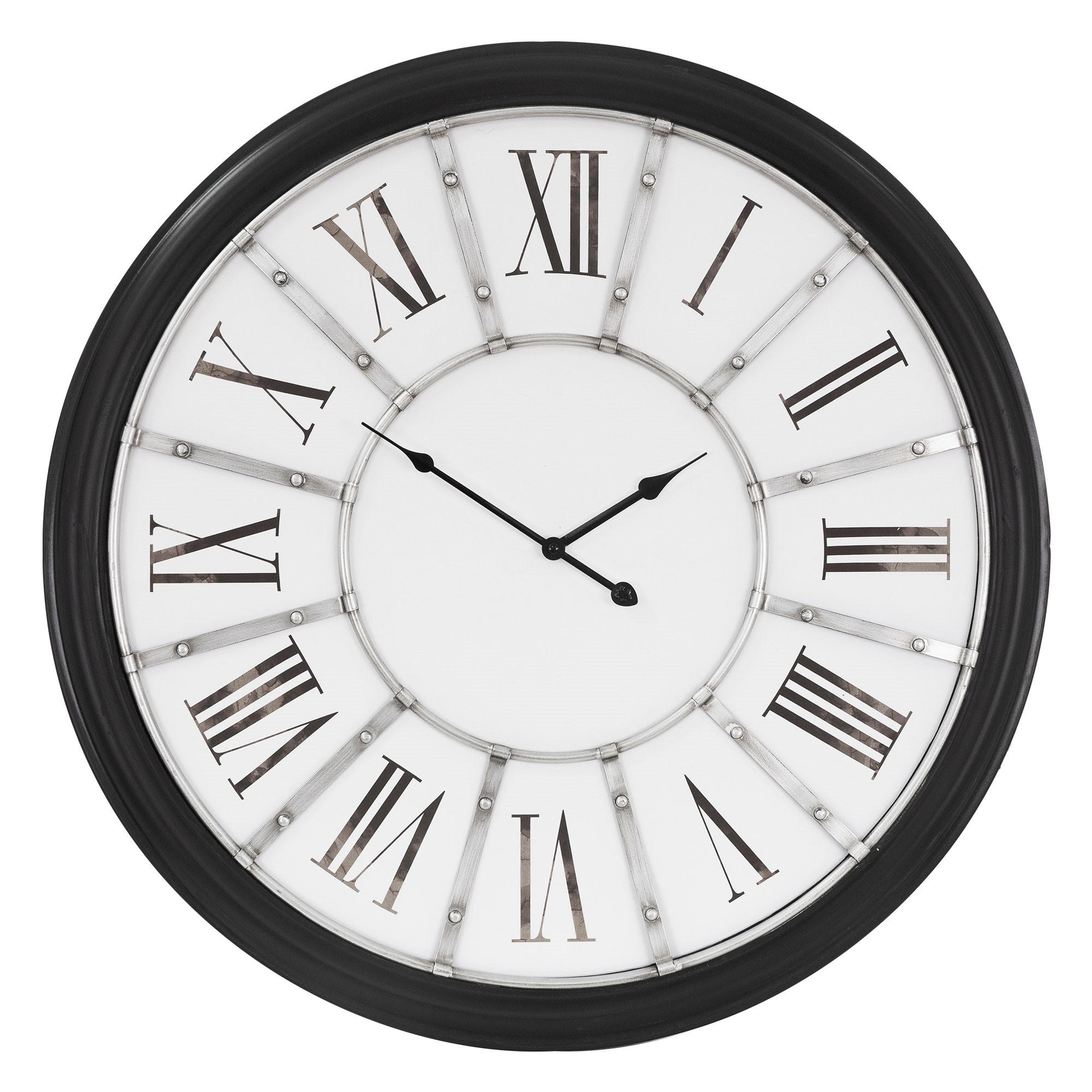 WANDUHR - Schwarz, Holz (3/71/71cm) - WOMO-DESIGN