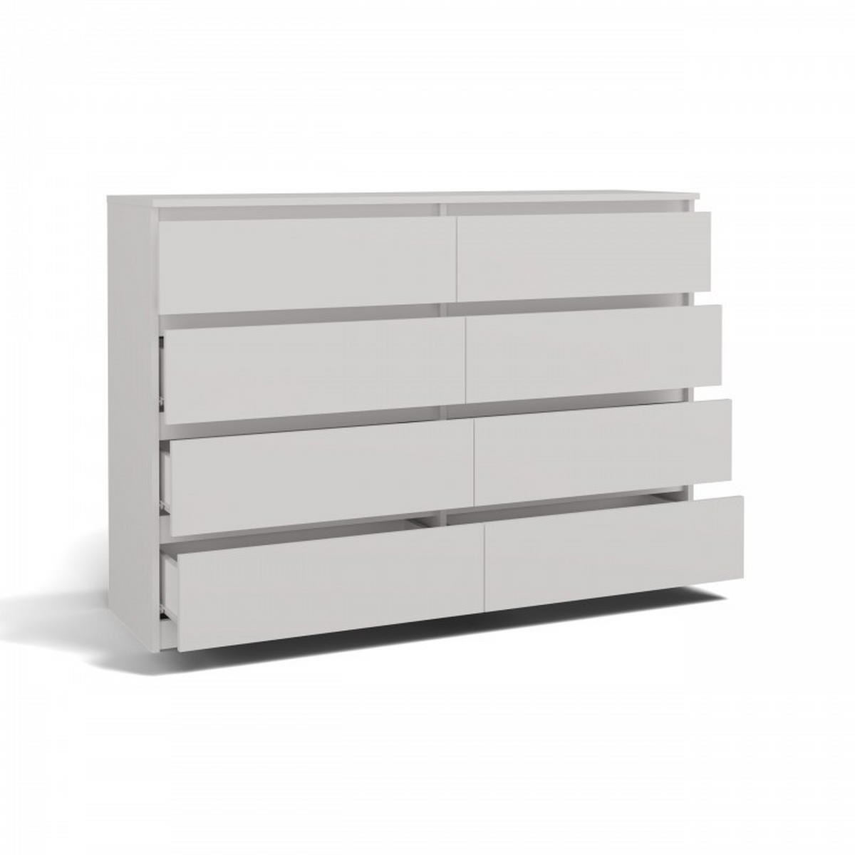 KOMMODE Weiß 138/97/40 - Weiß, Holzwerkstoff (138/97/40cm) - RAUMHIRSCH FURNITURE