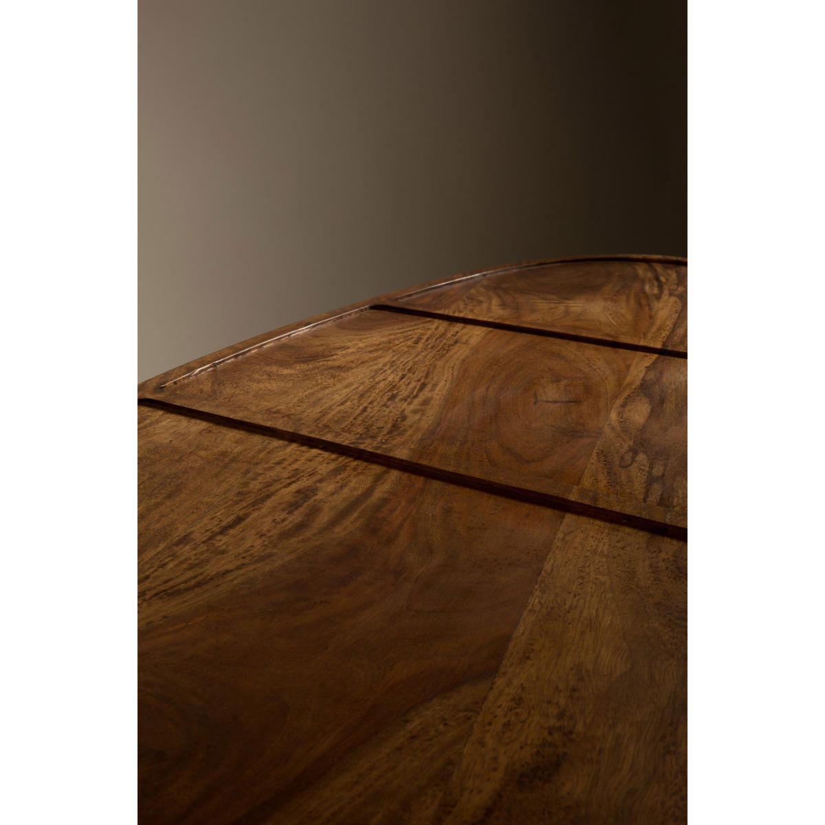 COUCHTISCH Sham Organische Form 2er-Set - Braun, Holz (110/60/40cm) - Dutchbone