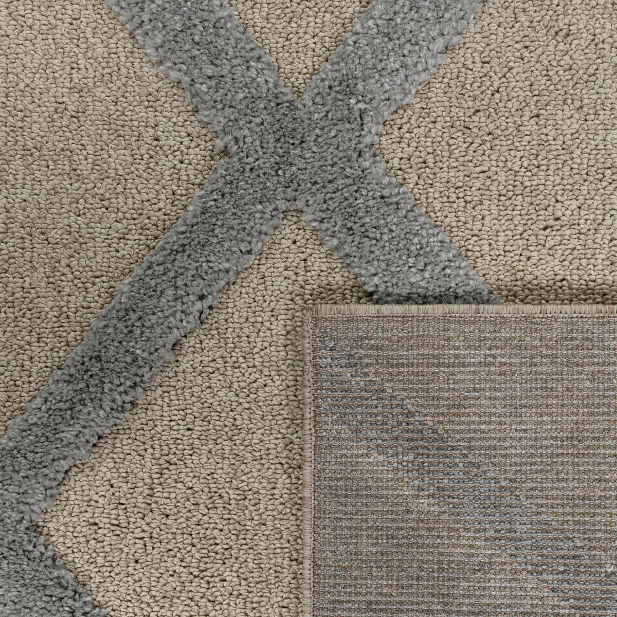 HOCHFLORTEPPICH 160/220 cm Genua 745 - Grau, Textil (160/220cm) - Paco Home
