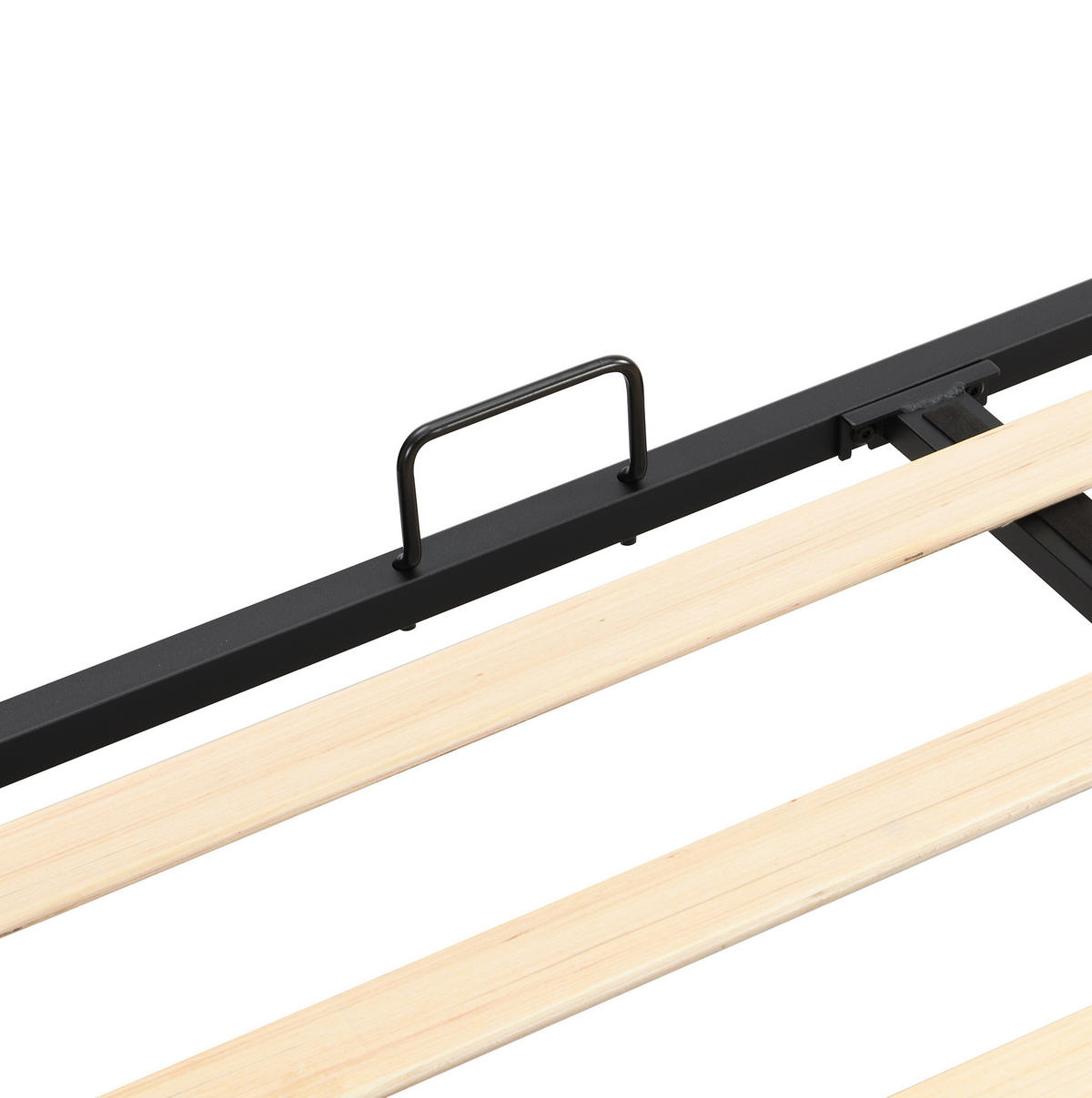 POLSTERBETT 90/200 cm aus Leinen mit Stauraum Ladestation und Becherhalter Grau - Grau, Textil (90/200cm) - Modenvie