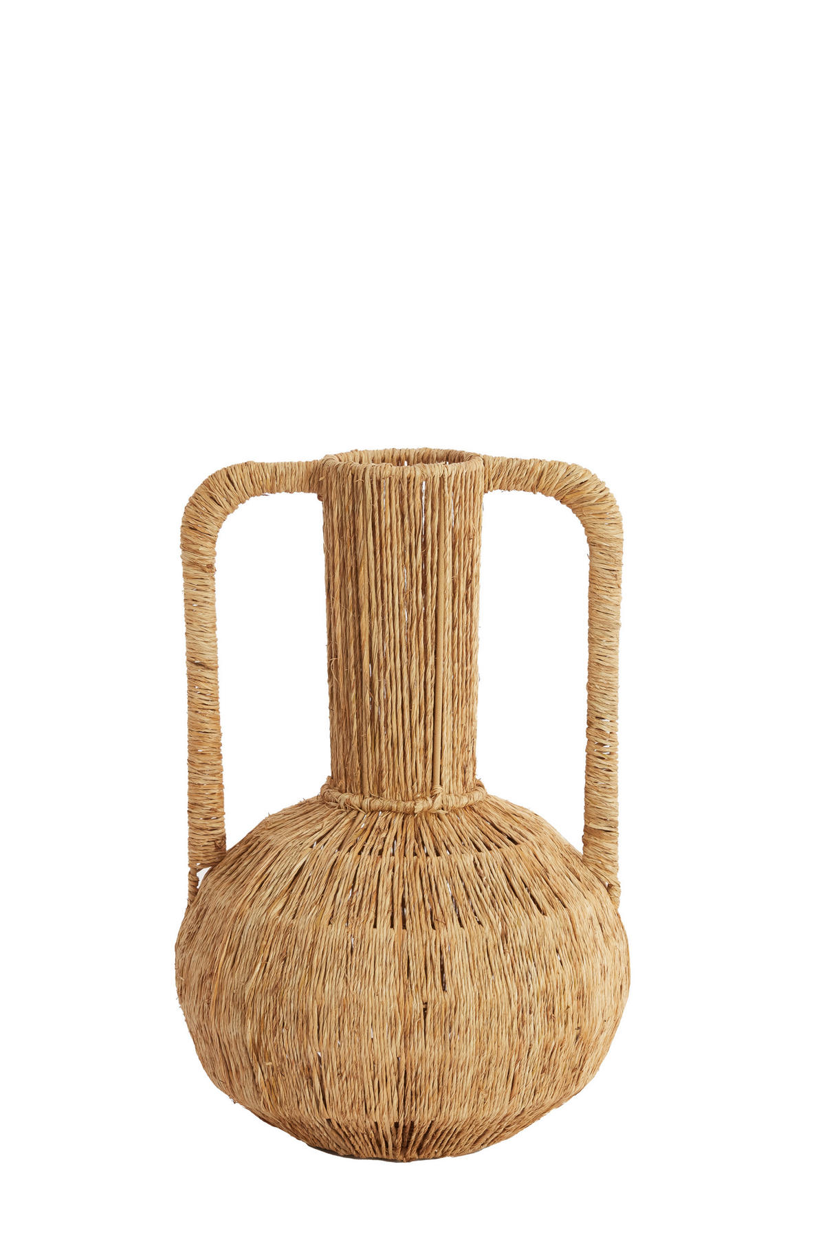 VASE Blenza - Braun - 24/24/37 cm - Braun, Textil (37cm) - Light & Living