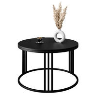 COUCHTISCH LORI schwarz matt - Schwarz, Holzwerkstoff (70/70/48cm) - Lookway