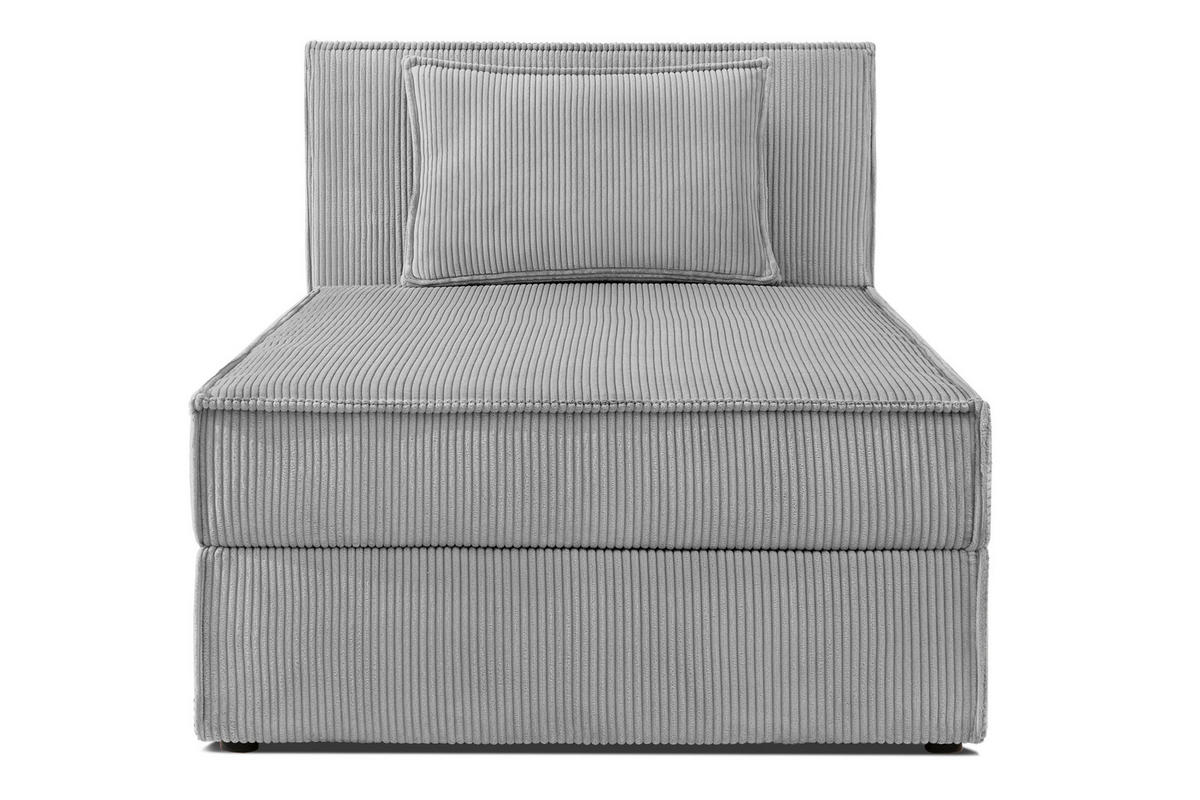 BOXSPRINGBETT ROTI Einzelbett, hellgrau - Hellgrau/Schwarz, Holz/Holzwerkstoff (90/200cm) - KONSIMO®