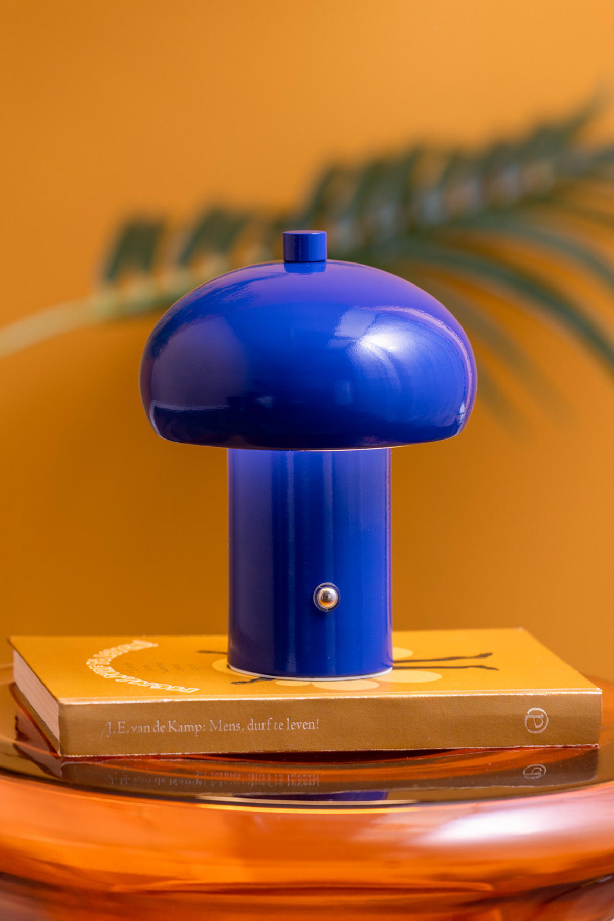TISCHLAMPE Retro Seta Blau 12.5/12.5/15 cm - Blau, Metall (12.5/12.5/15cm) - Leitmotiv