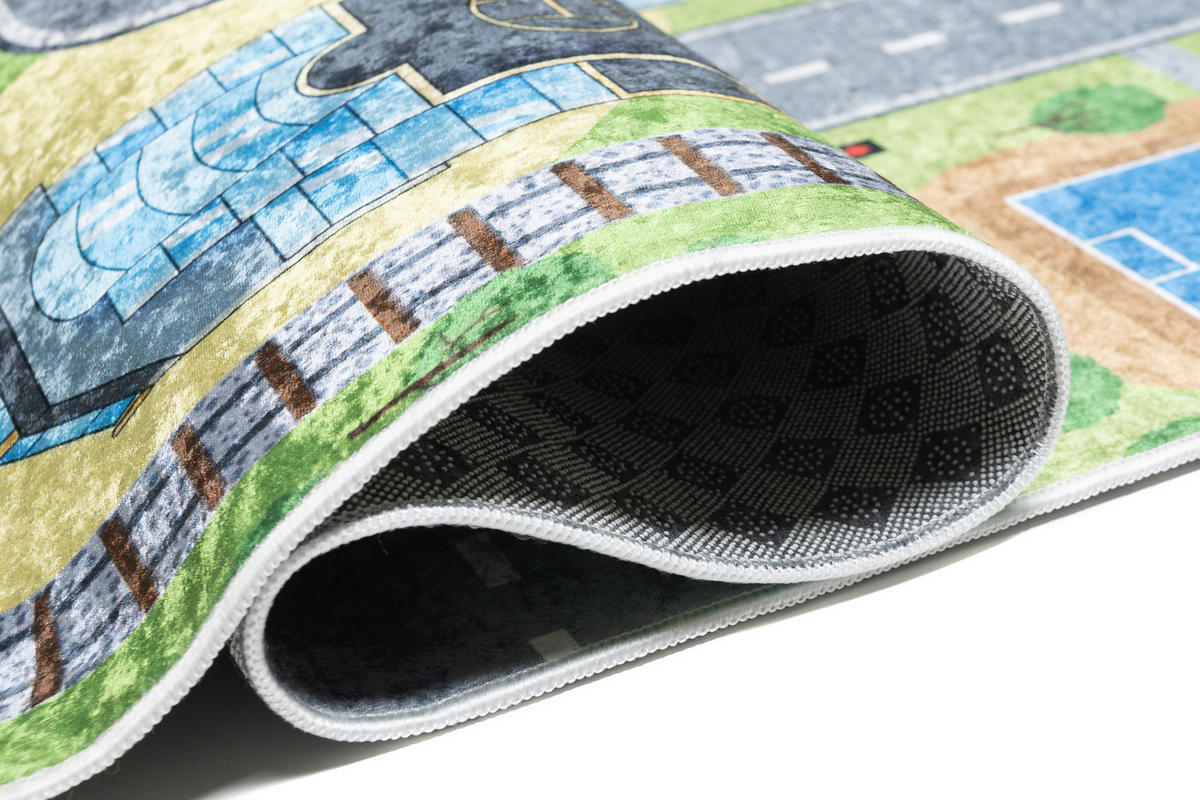 TEPPICH EMMA Grau 80/150 cm - Grau, Kunststoff (80/150cm) - Tapiso