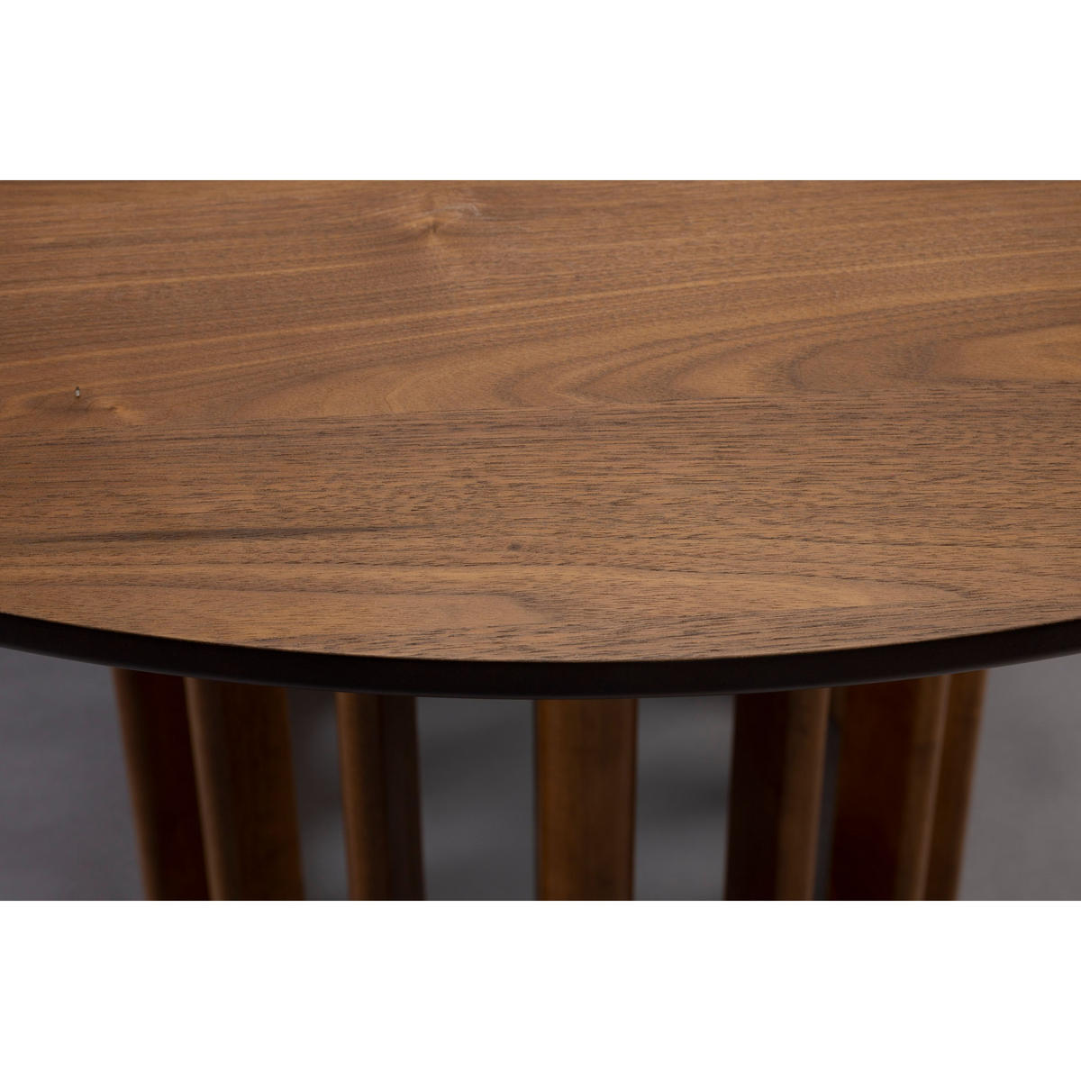 ESSTISCH Barlet Rund 120 cm Walnuss - Braun, Holz (120/120/75cm) - Dutchbone
