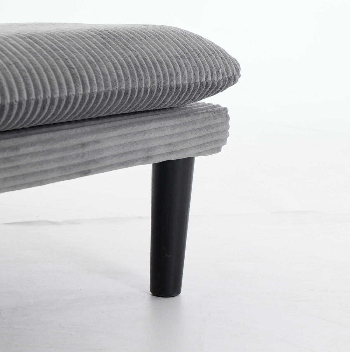 SOFA 2-Sitzer mit verstellbarer Rückenlehne Grau - Grau, Holzwerkstoff (168/67/86cm) - Meubliv