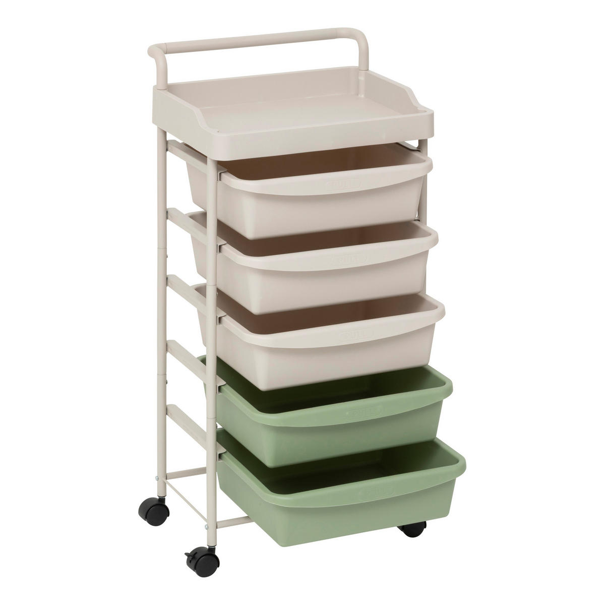 ORGANIZER 6 Schubladen Deskolor 40/34,5/82 cm - Multicolor, Kunststoff (34.5/82/40cm) - 5five Simply Smart
