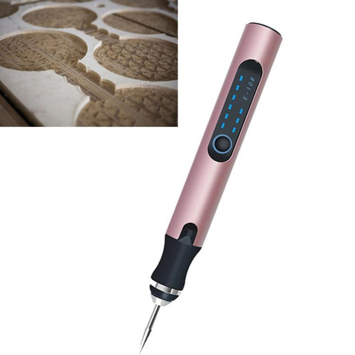 GRAVIERSTIFT - geeignet zum Polieren - Pink, Metall (1.7/1.7/15.2cm) - DCA