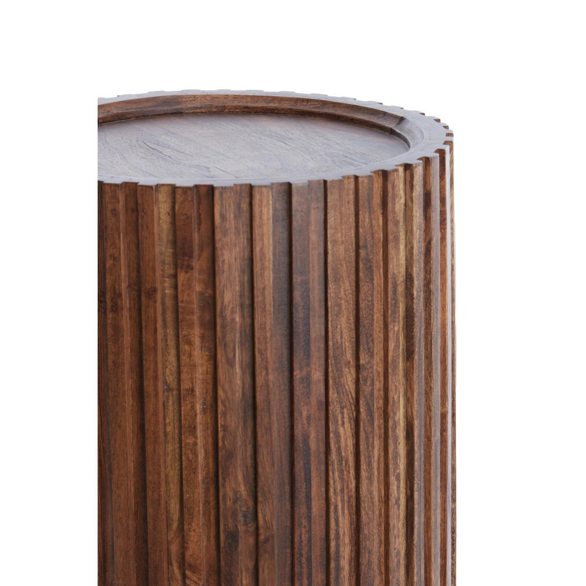 BEISTELLTISCH Kiyose Braun 33/33/47 cm - Braun, Holz (33/33/47cm) - Light & Living