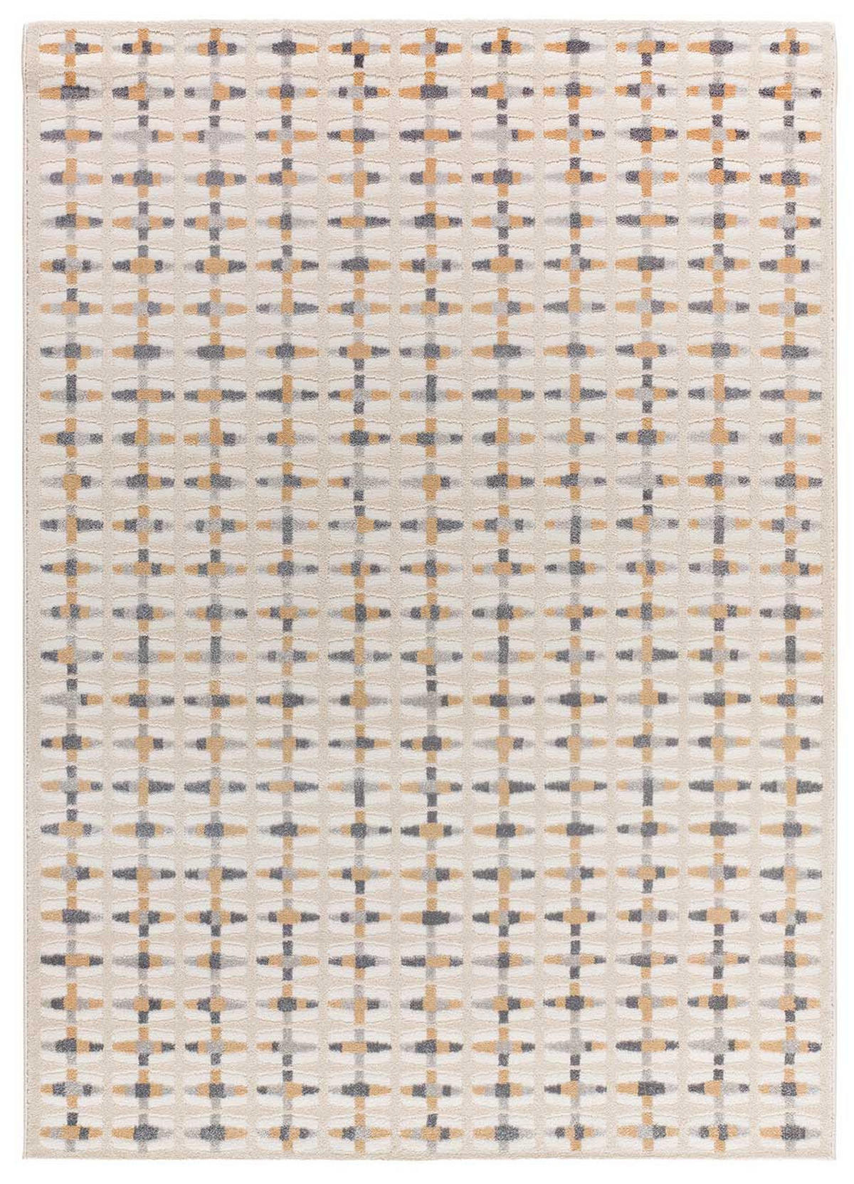 WEBTEPPICH creme Baresa 133/190 cm - Beige, Naturmaterialien/Textil (133/190cm) - Atticgo