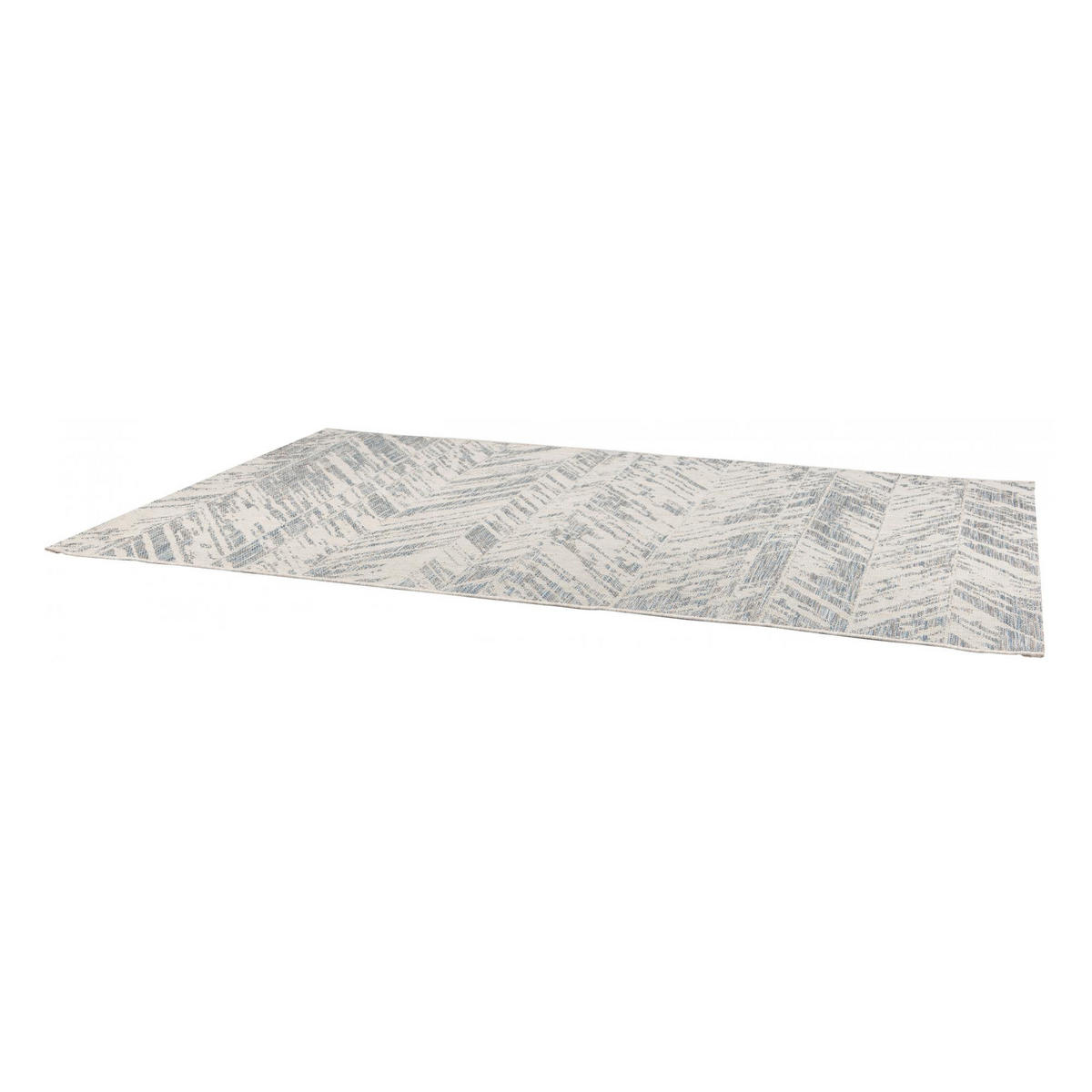 OUTDOOR-TEPPICH Evora stahlgrau 120 x 170 cm - Edelstahlfarben, Textil (170/120cm) - Vivaraise