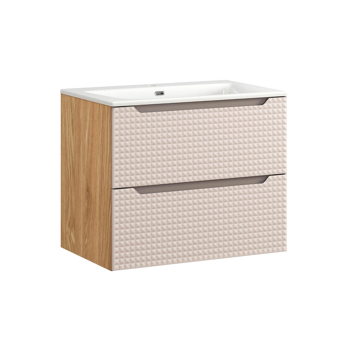 Petits-meubles UMYVADLO 71cm Mallory Béžová a dřevo