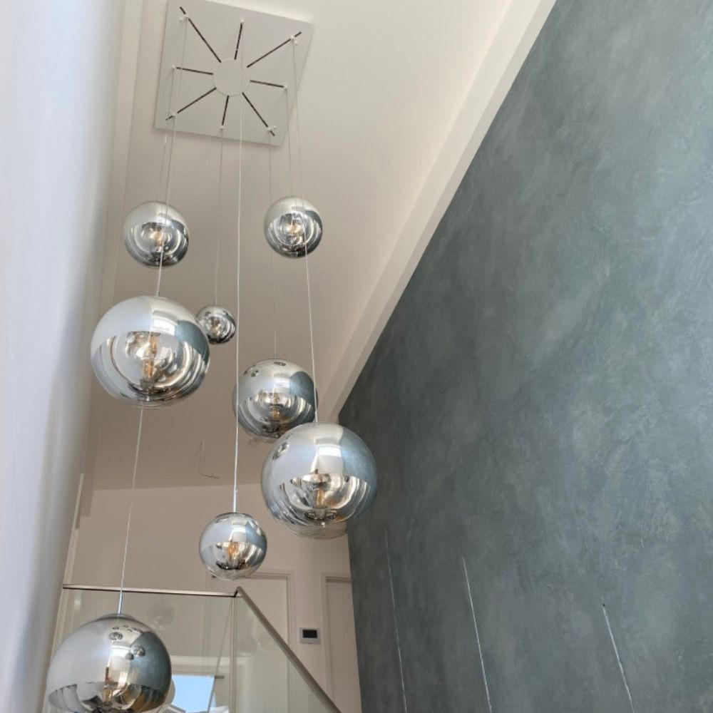 Thumbnail - s.luce Pendelleuchte, Kupfer, Glas, Rund,Rund, 30x30x30 cm, Lampen & Leuchten, Innenbeleuchtung, Hängelampen, Pendelleuc...