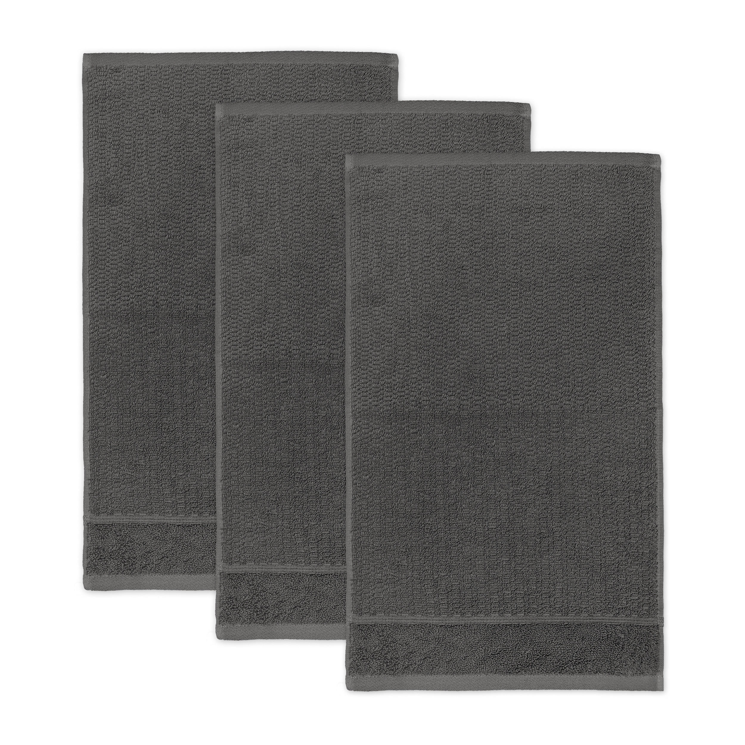 GÄSTETUCH PEARL 3ER PACK - Graphitfarben, Textil (30/50cm) - Möve for Frottana