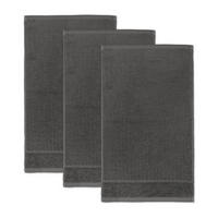 GÄSTETUCH PEARL 3ER PACK - Graphitfarben, Textil (30/50cm) - Möve for Frottana