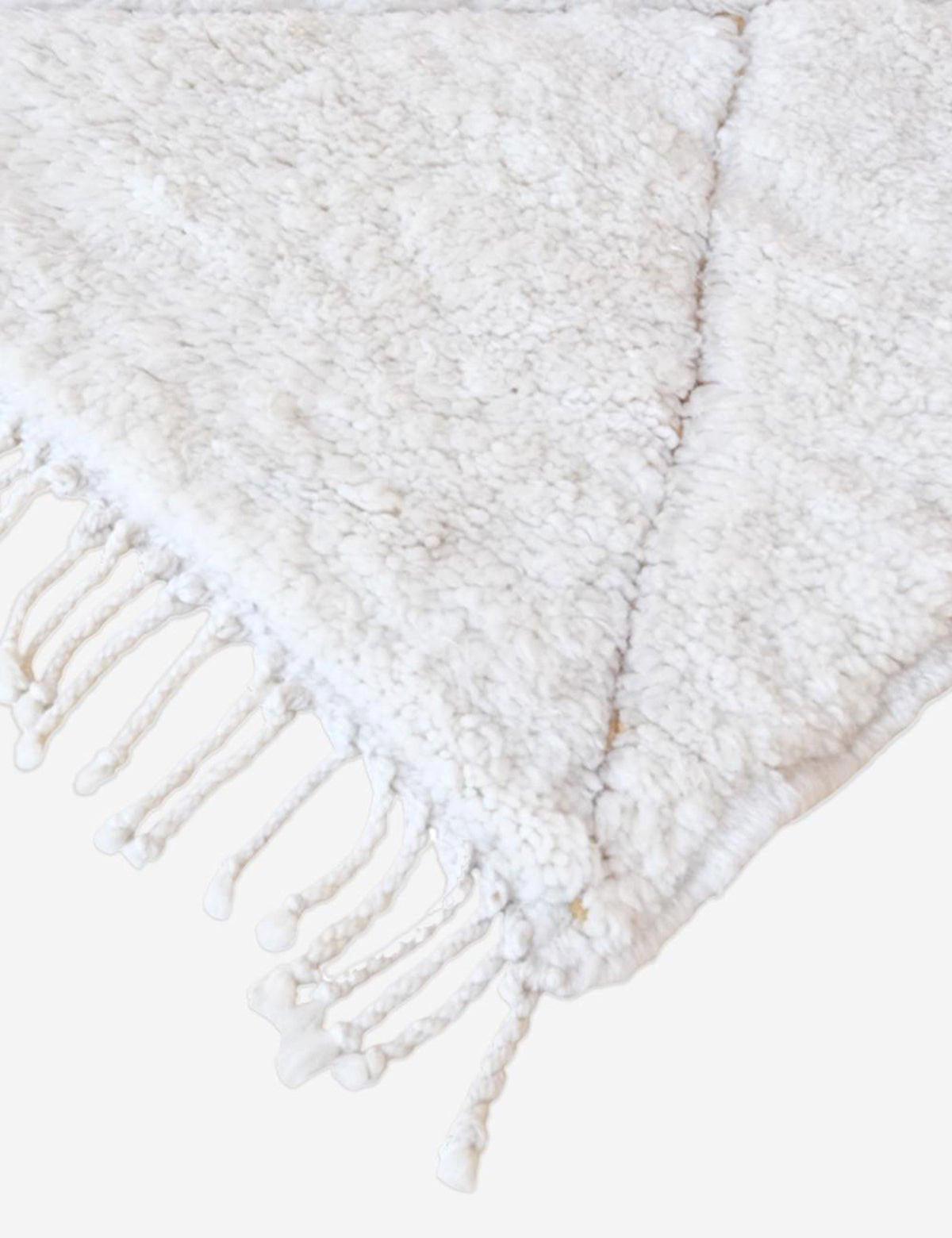 BERBERTEPPICH weich Wolle 128x 188 cm - Weiß, Naturmaterialien (128/188cm) - AFK Living