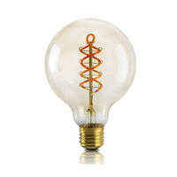LED světelný zdroj Amberg II 8/12,5/12,5 cm - hnědá, sklo (12.5/12.5cm) - Nettlife
