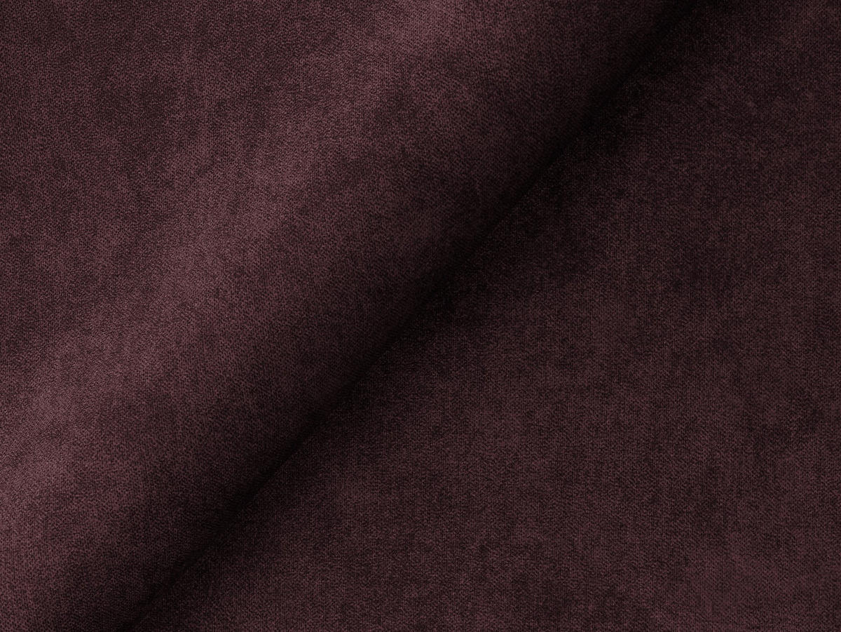 SOFAELEMENT Samt Stoff Rot - Weinrot/Schwarz, Holzwerkstoff/Kunststoff (75/77/90cm) - Makamii