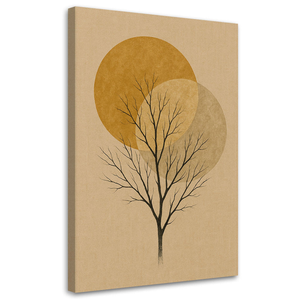 Feeby Leinwandbild Braun 40x60 cm