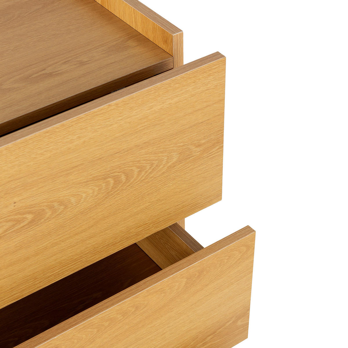 KOMMODE 80/80/40 Siren Eichenfarbe - Honigeiche, Holzwerkstoff (80/80/40cm) - VS Venta-stock