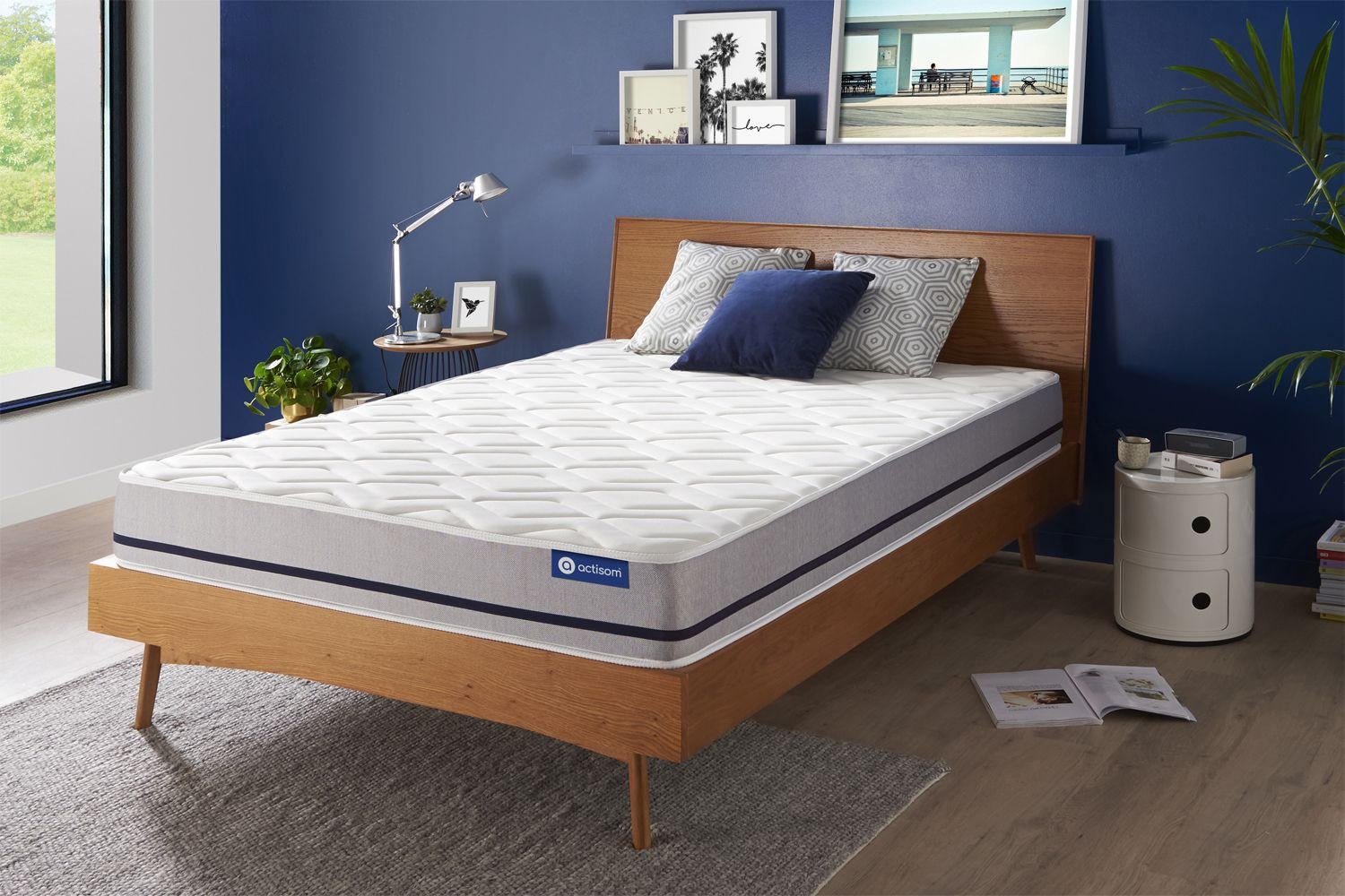 MATRATZE Actiflex soft Taschenfederkern 160 x 200 cm h2 - Weiß, Textil (160/200cm) - ACTISOM