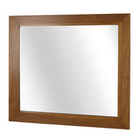 TEAK-WANDSPIEGEL Braun - Braun, Holz (80/71/3cm) - MCW