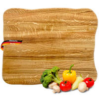 SCHNEIDEBRETT Holz groß DOLU klingenschonend 40x33x4,5 cm Hellbraun - Hellbraun, Holz (40/33cm) - DELUKE