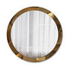SPIEGEL Ø100 cm Rund mit Aufdruck - Braun, Glas (100/100/0.4cm) - TULUP