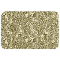 KOUPELNOVÁ PŘEDLOŽKA Abstraktní - Mramor - Zelený 60x40 cm - tmavě zelená, textil/plast (60/40cm)