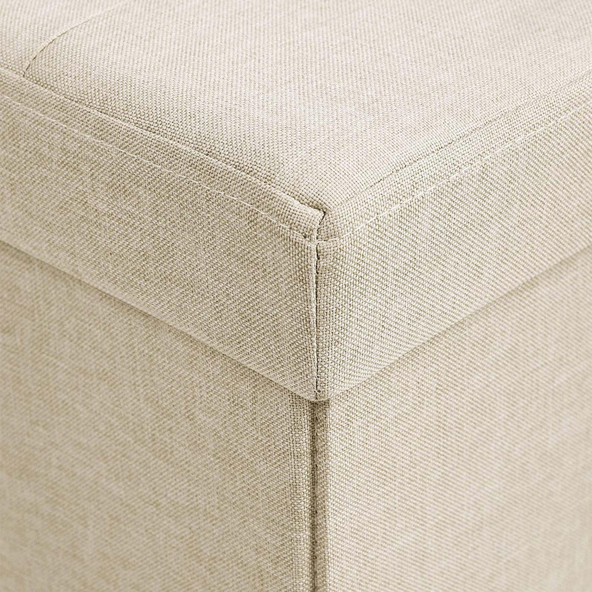 SITZBANK - Beige, Holzwerkstoff (38/38/110cm) - Hansiro