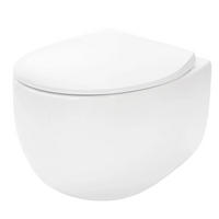 WC Schüssel Randlos Rea Lars - Weiß, Keramik (37/36/50cm) - REA