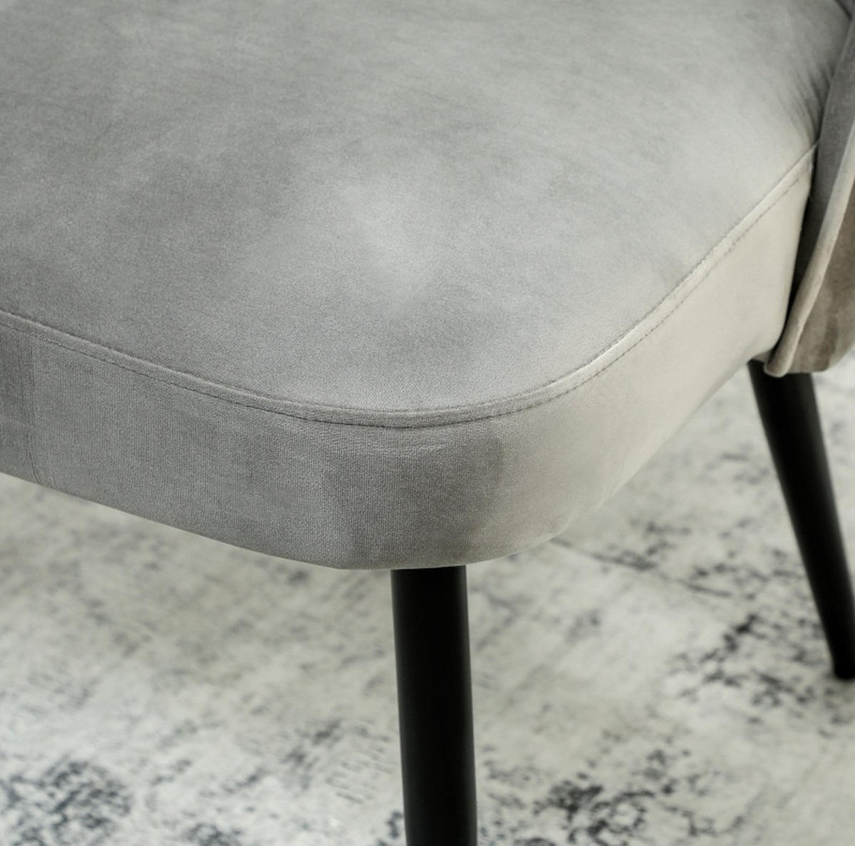 2-SITZER-SOFA mit Metall- & Holzrahmen 127/63/84,5 cm Grau - Grau, Metall (63/84.5/127cm) - Redom