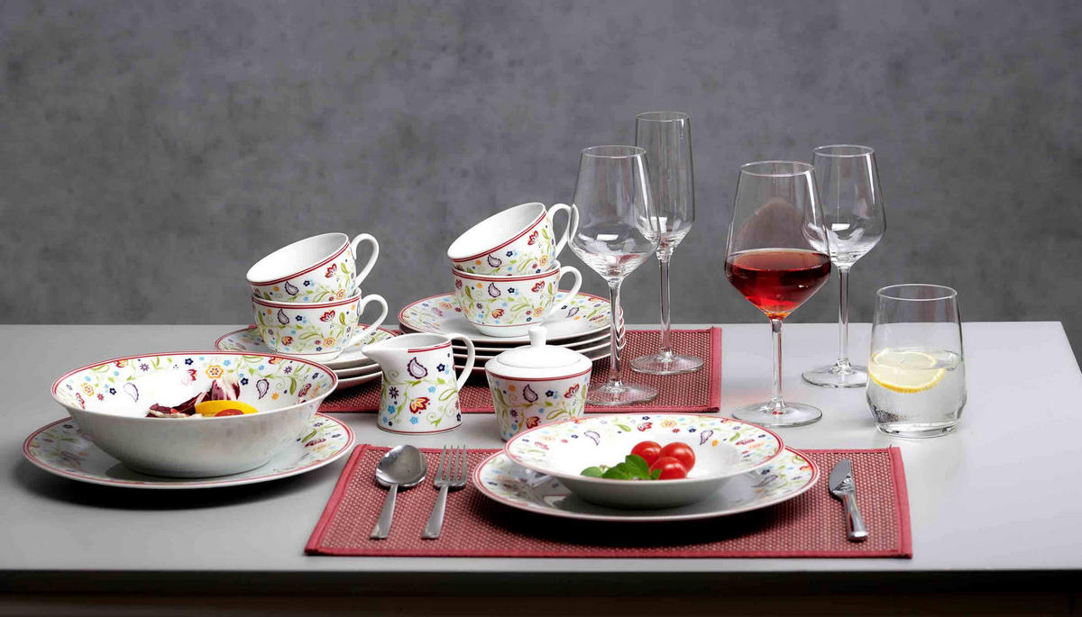 BASIC-SET Shanti bunt 12er Set - Multicolor, Keramik (1/1/1cm) - Ritzenhoff Breker