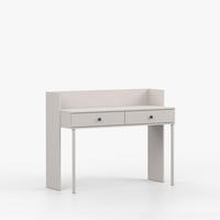 SCHMINKTISCH OLAF II 120cm/95cm/52cm Kaschmir, Griff Anthrazit - Kaschmir/Anthrazit, Holzwerkstoff/Metall (120/95/52cm) - imoebel24