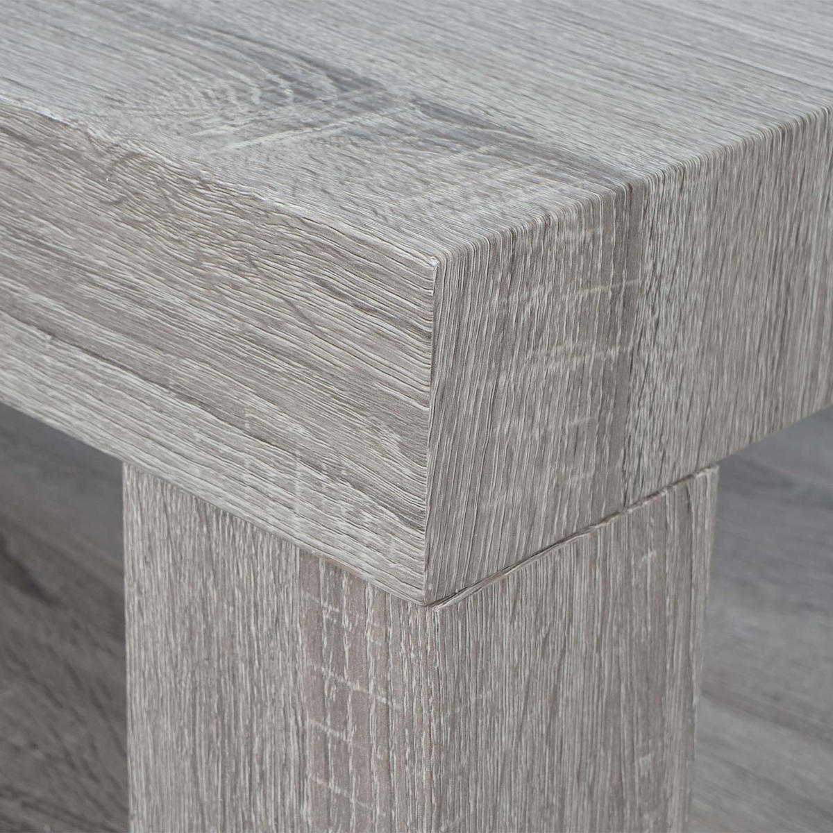 COUCHTISCH rechteck Eiche Dunkel Dekor - Trüffeleichefarben, Holzwerkstoff (60/110/40cm) - MCW