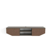 HÄNGENDE TV Einheit Hera Galaxie Vintage - Braun, Holzwerkstoff (30/12.5/150cm) - Decorotika