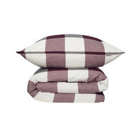 BETTWÄSCHESET Alice - Feinbiber - 2-teilig - 135 x 200 cm - Burgund - Rotbraun, Textil (135/200cm) - SCHIESSER