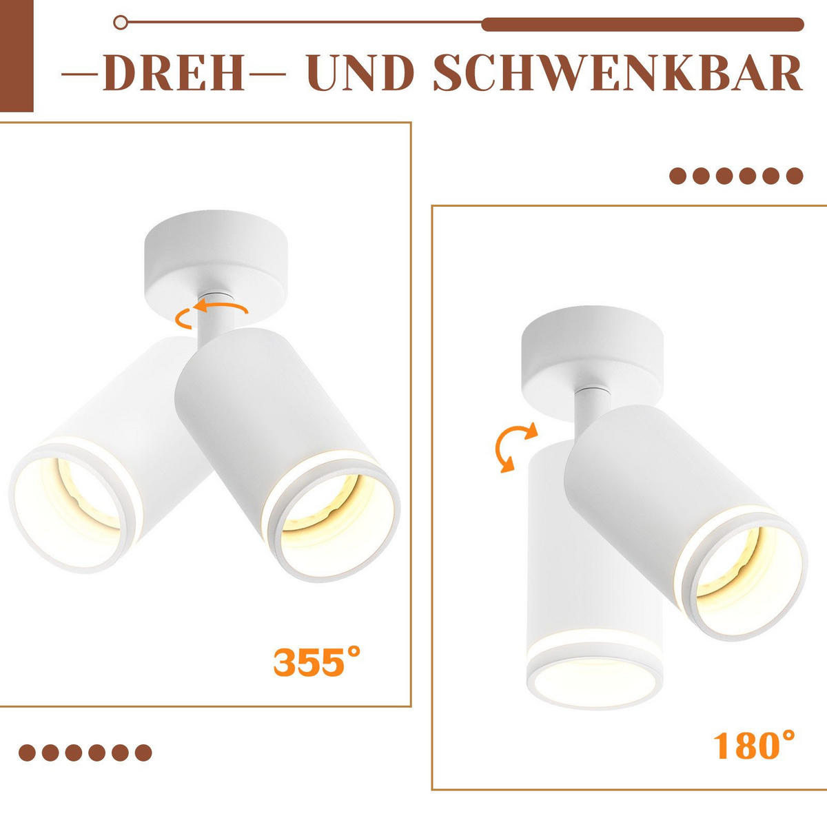 STRAHLER Salzuflen 1-flammig 6/6/17 cm - Weiß, Metall (6/6/17cm) - Nettlife