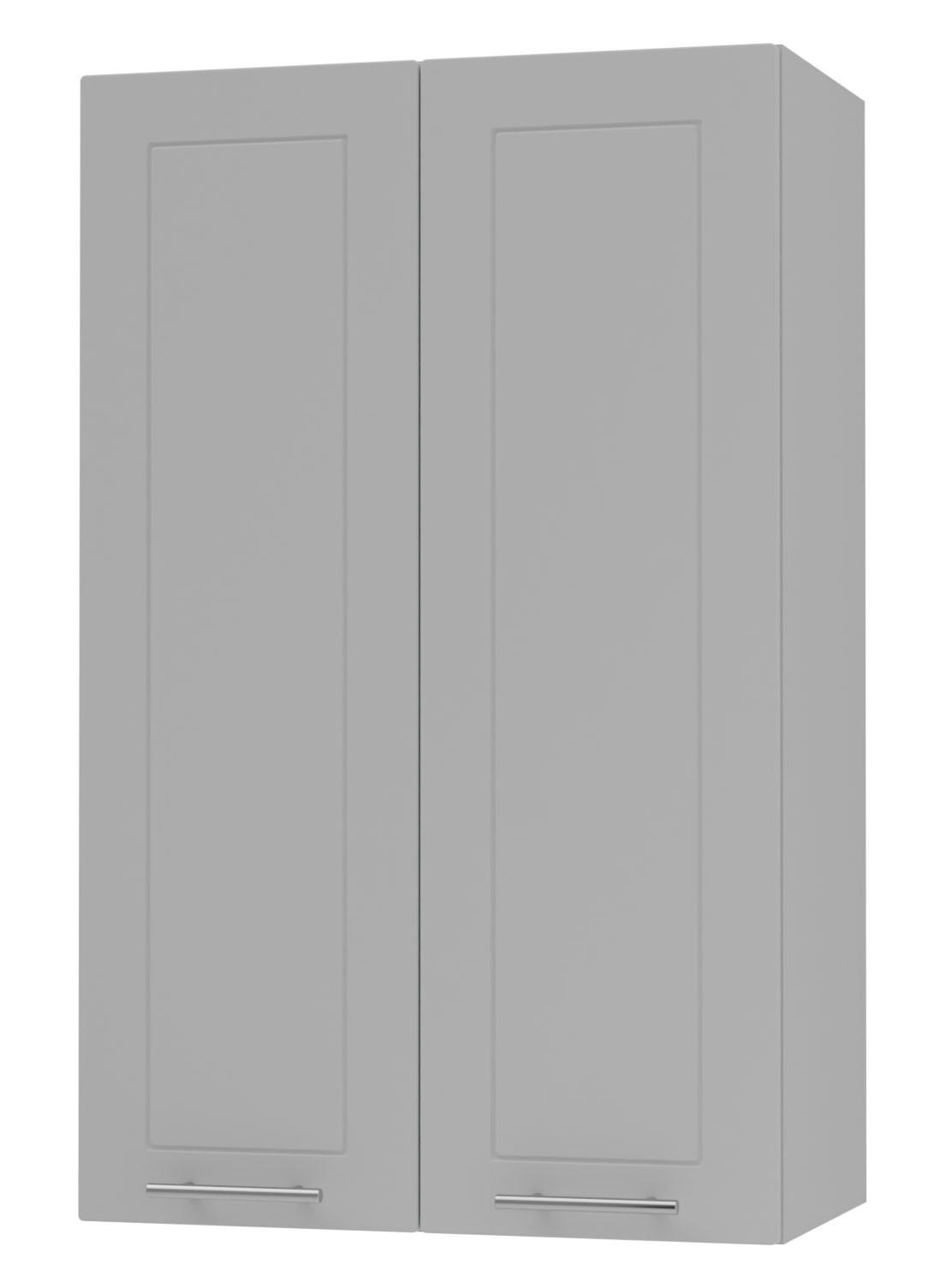 Feldmann-Wohnen Küchenhängeschrank Grau, Grau 60x96x32.5 cm