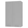 KÜCHENHÄNGESCHRANK Kvantum W4/60 Dust Grey Matt / Grau Matt 60 / 32,5 / 96cm - Grau, Holz/Holzwerkstoff (60/96/32.5cm) - Feldmann-Wohnen