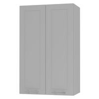 KÜCHENHÄNGESCHRANK Kvantum W4/60 Dust Grey Matt / Grau Matt 60 / 32,5 / 96cm - Grau, Holz/Holzwerkstoff (60/96/32.5cm) - Feldmann-Wohnen