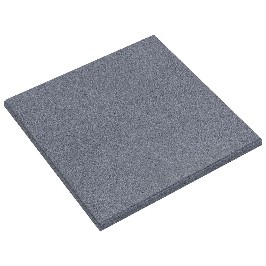STURZSCHUTZFLIESEN 6 Pcs Grau 50/50 Cm Gummi - Grau, Kunststoff (50/50cm) - vidaXL