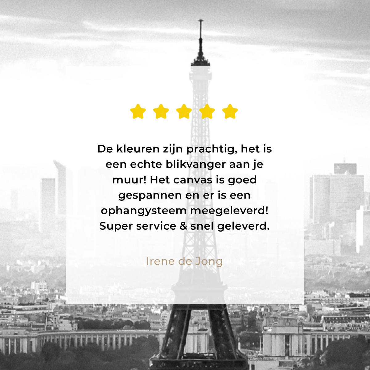 LEINWANDBILD Paris - Skyline - Eiffelturm - Stadt - Wolken 20x30 cm - Dunkelgrau, Textil (20/30cm) - MuchoWow