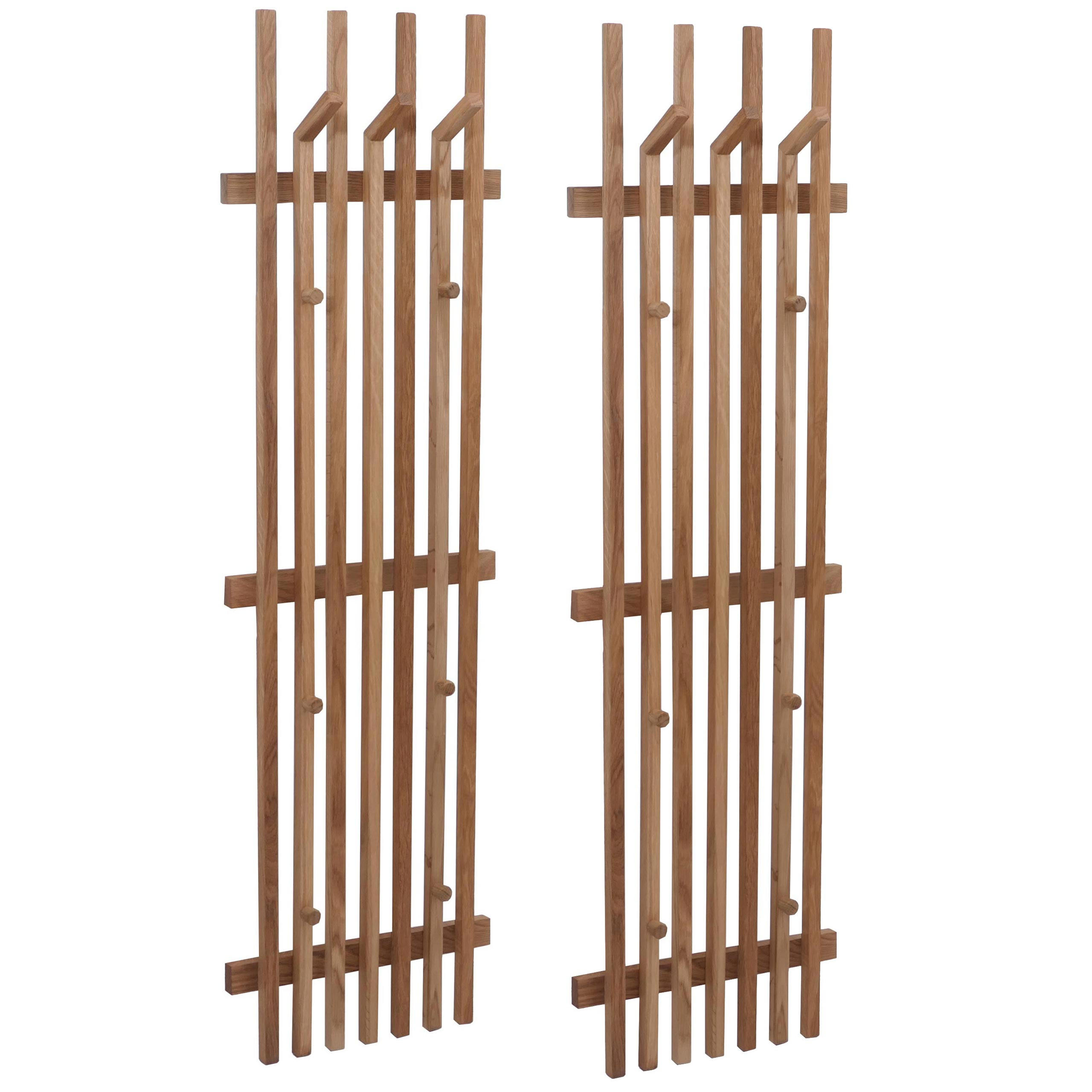 ŠATNÍKOVÝ PANEL Dekor dub - dub Wotan, dřevo (40/135/11cm) - MCW
