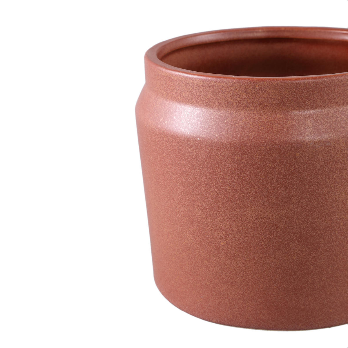 TOPF Jillanne Rot 18.5/18.5/16cm - Rot, Keramik (16cm) - PTMD Collection