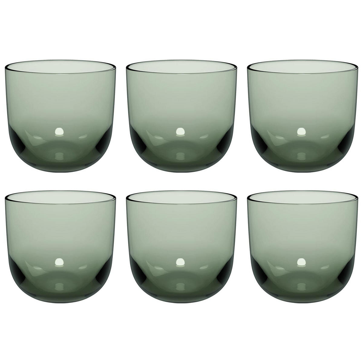 WASSERGLÄSER Like Glass Sage 280 ml 6er Set - Grün, Glas (0.28L) - like.Villeroy & Boch